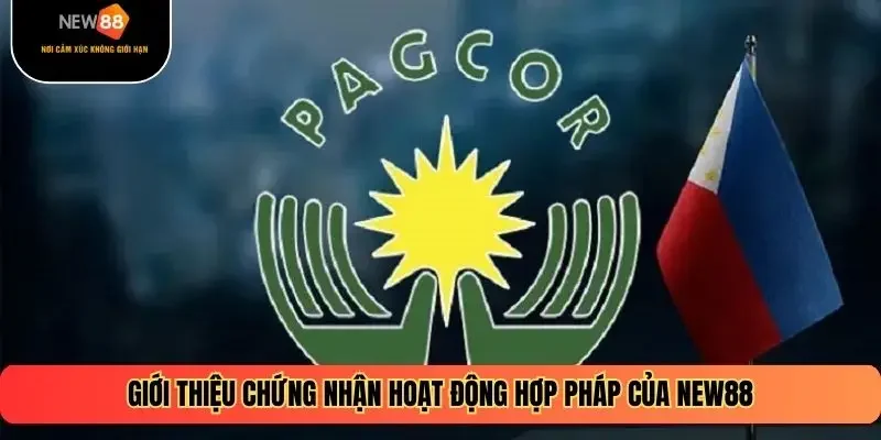 Giới thiệu chứng nhận hoạt động hợp pháp của NEW88