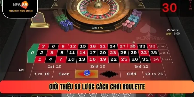 Giới thiệu sơ lược cách chơi Roulette