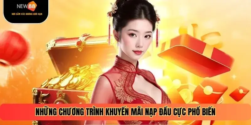 Những chương trình khuyến mãi nạp đầu cực phổ biến